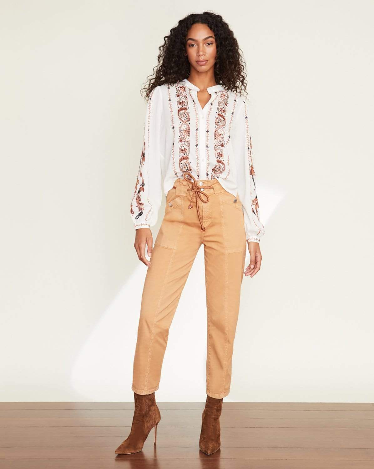 VERONICA BEARD-Karter Pant With Patch Pockets-