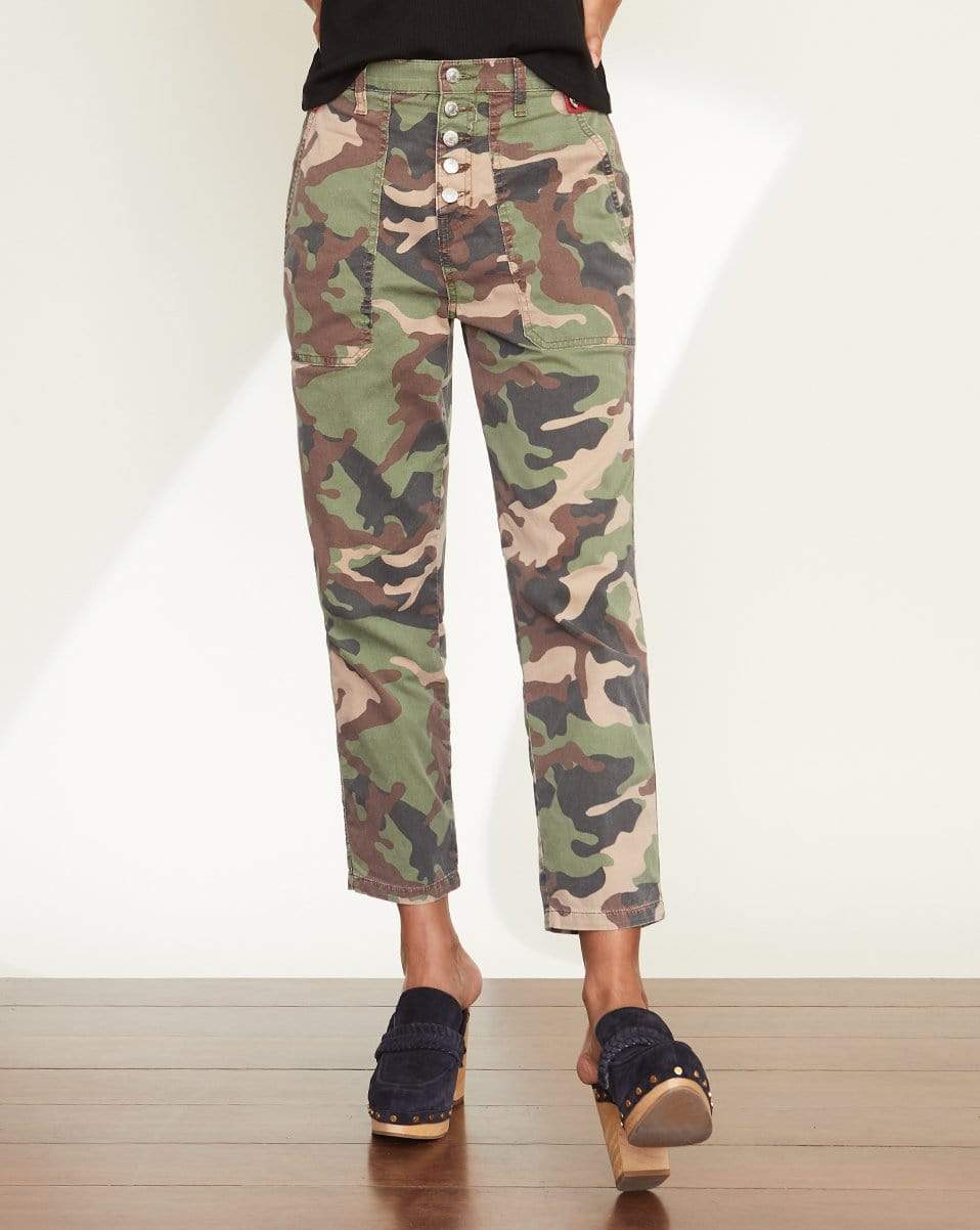 VERONICA BEARD-Arya Patch Pocket Straight-Leg Jean-