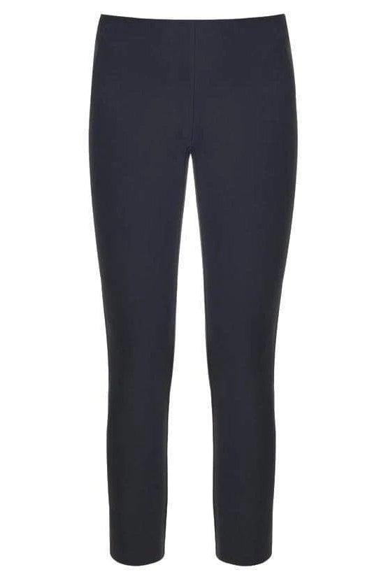 VERONICA BEARD-Navy Zip Back Scuba Pant-
