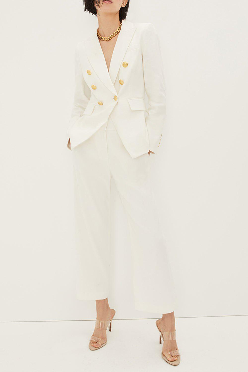 VERONICA BEARD-Aubrie Pant - White-
