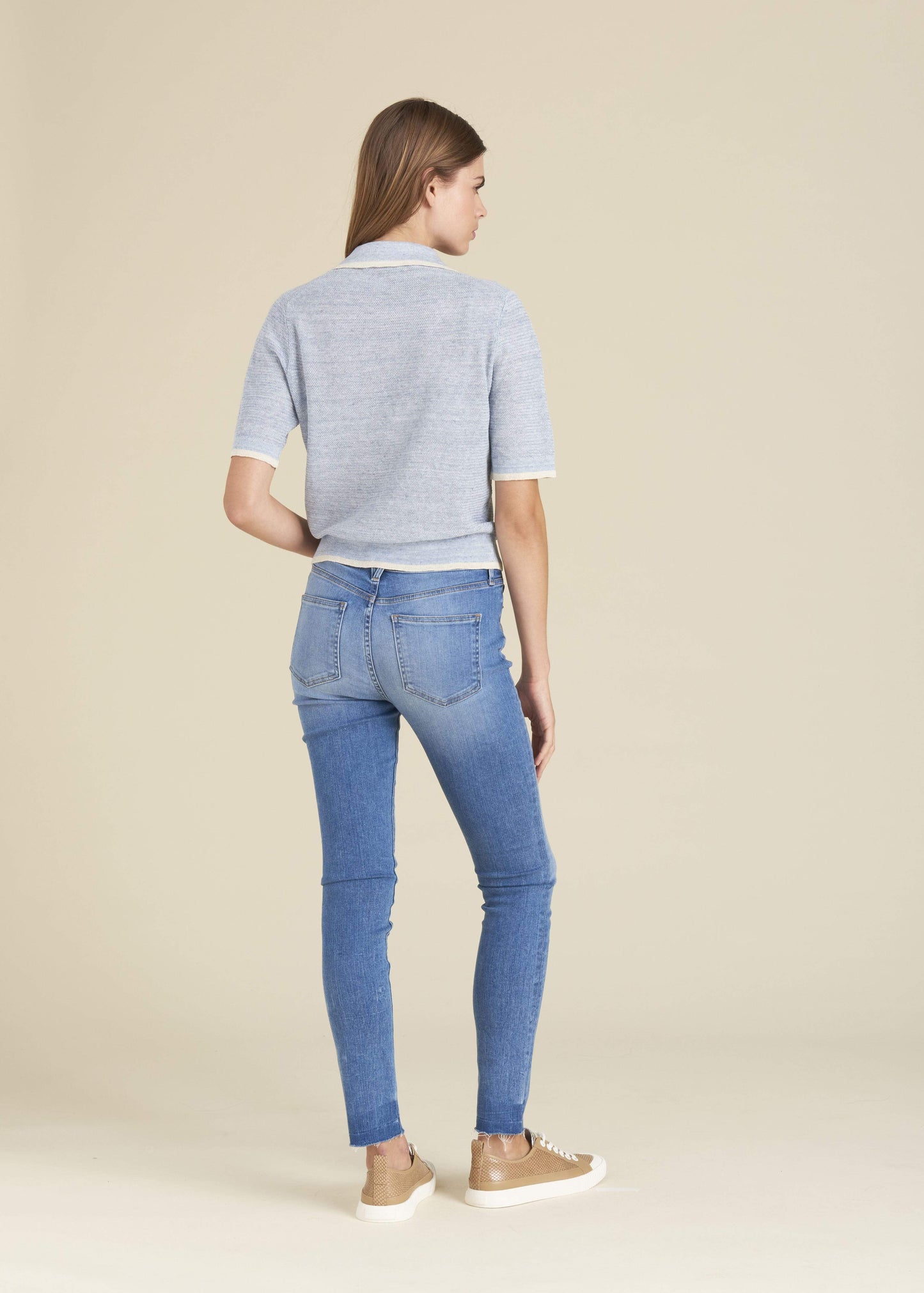 VERONICA BEARD-Debbie High Rise Skinny Jean - Juno-