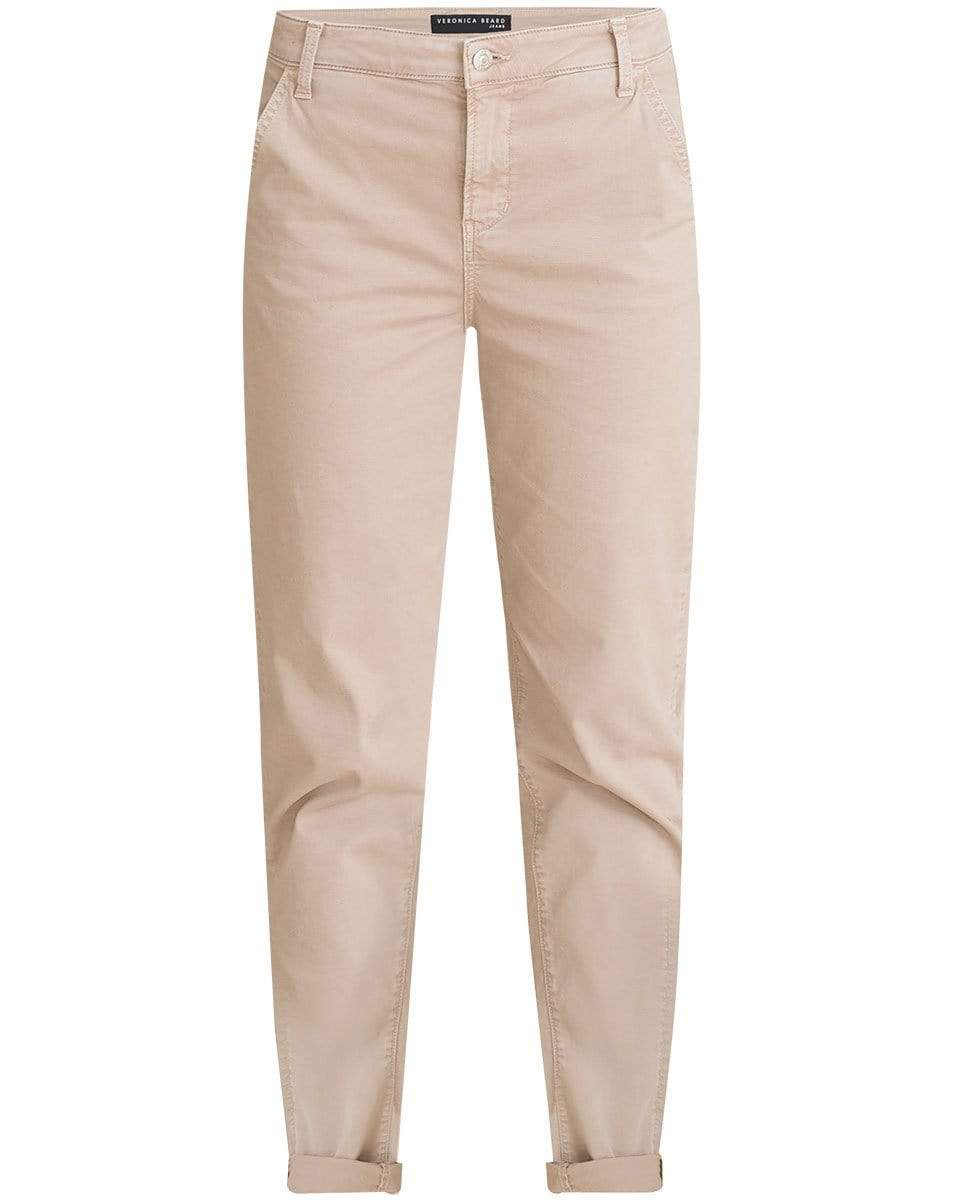 VERONICA BEARD-Khaki Ayla Chino-
