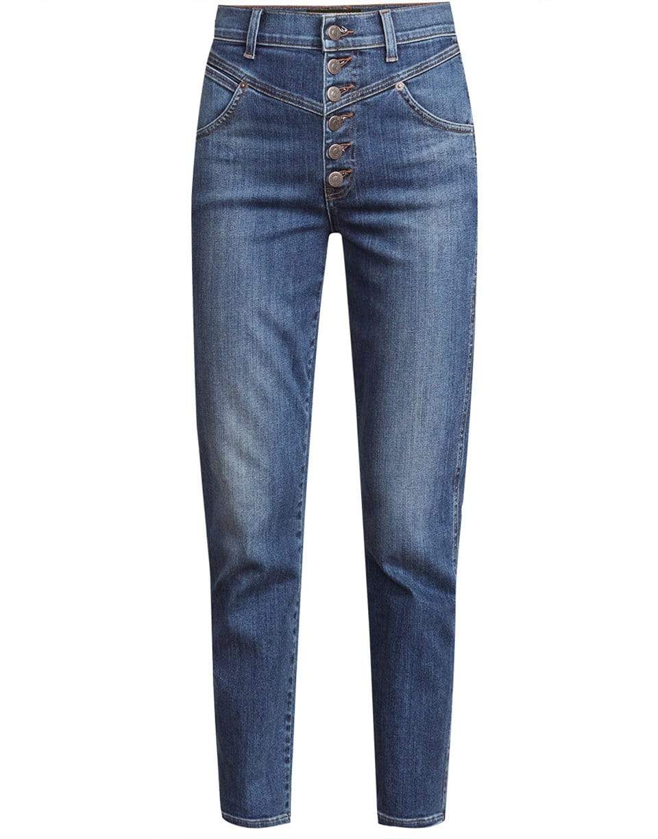 VERONICA BEARD-Ryleigh High-Rise Jean with Front Yoke-