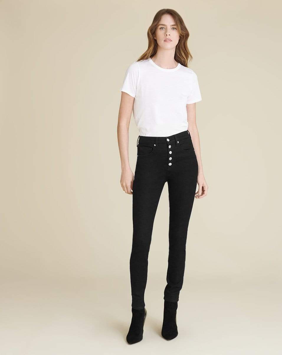 VERONICA BEARD-Debbie High-Rise Ankle-Crop Skinny Jean-