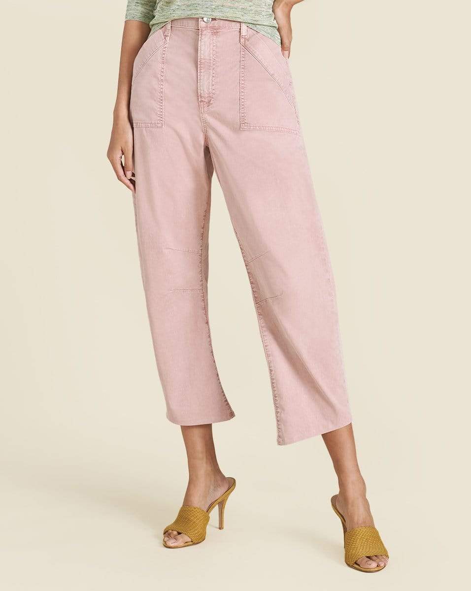 VERONICA BEARD-Charlie Barrel Straight-Leg Jean-