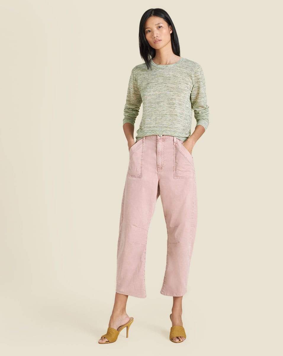 VERONICA BEARD-Charlie Barrel Straight-Leg Jean-