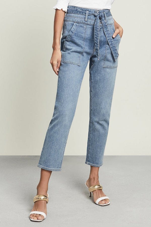 VERONICA BEARD-Logan Straight Leg Pant With Tie-