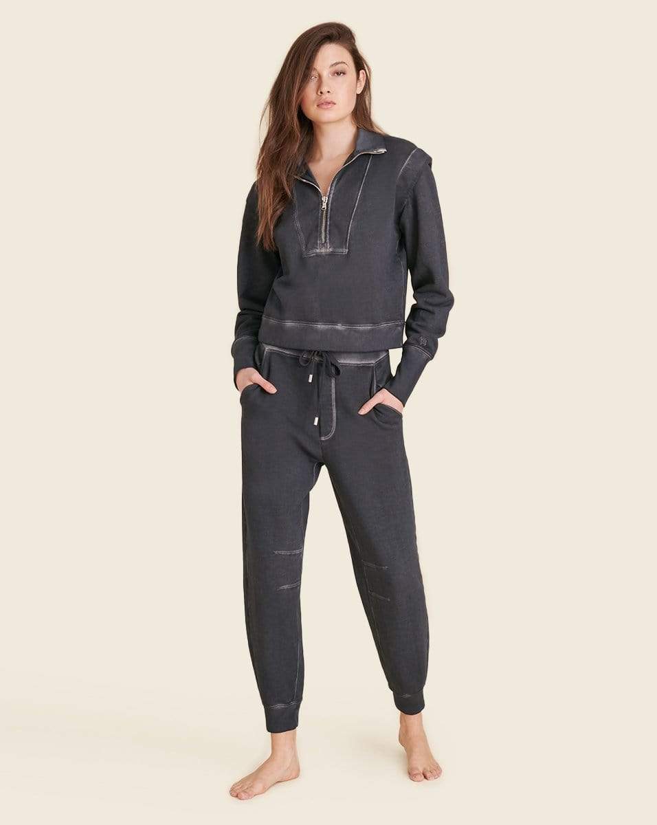 VERONICA BEARD-Preslee Sweatpant - Charcoal-