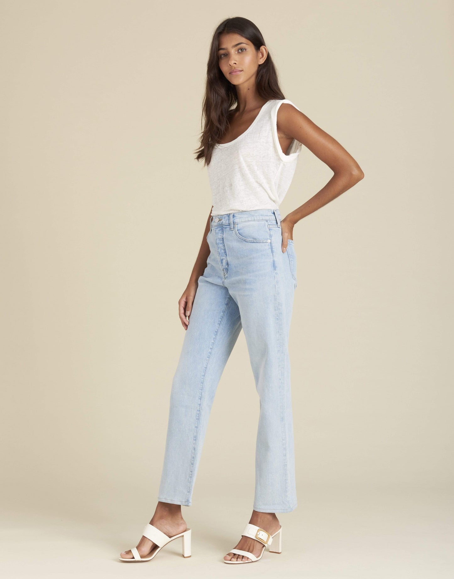 VERONICA BEARD-Blake Classic Straight-Leg Jean-