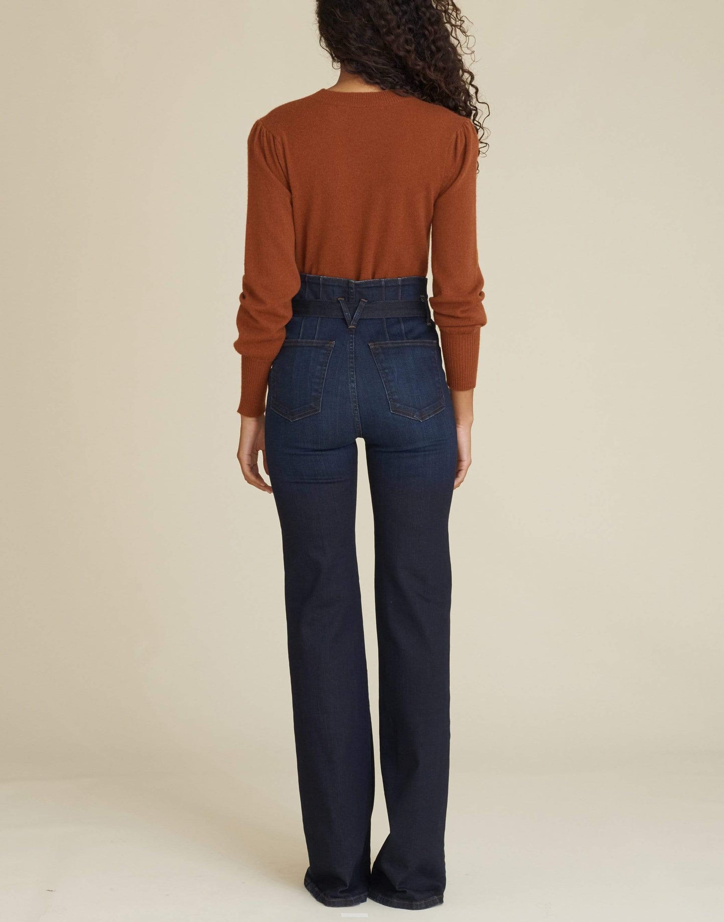 VERONICA BEARD-Rosanna Corset Wide Leg Pant-