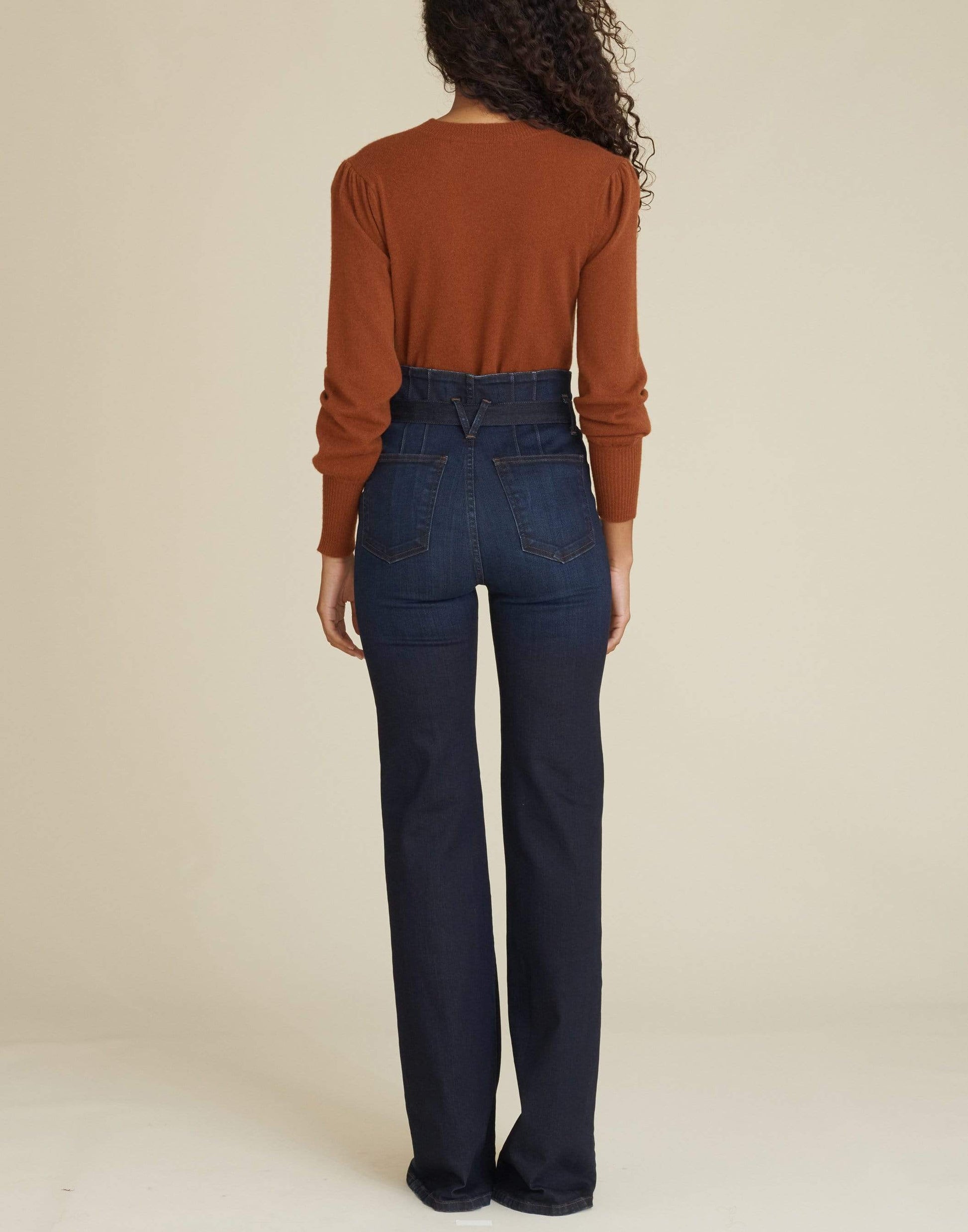 VERONICA BEARD-Rosanna Corset Wide Leg Pant-