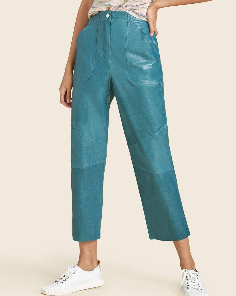 VERONICA BEARD-Enrica Leather Pant-