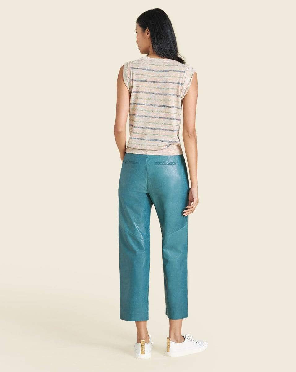 VERONICA BEARD-Enrica Leather Pant-