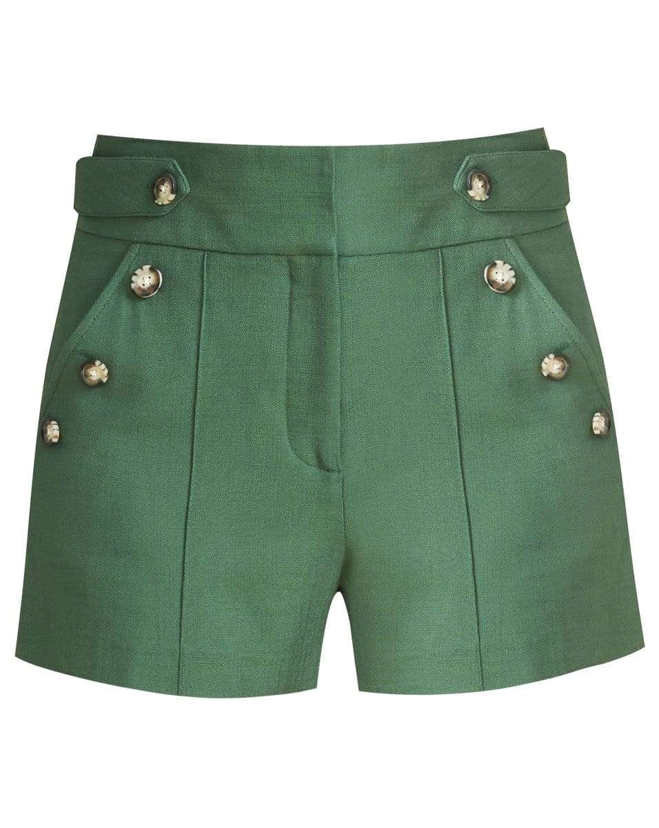 VERONICA BEARD-Pine Textured Sateen Short - Ivory-