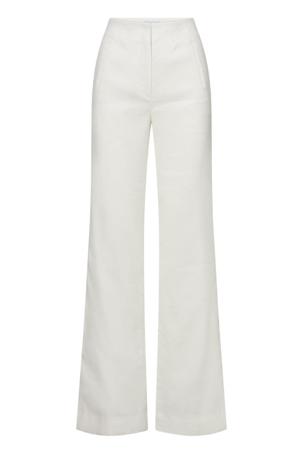 Jude Pant-OFF WHITE-4-CLOTHINGPANTWIDE LEG-VERONICA BEARD