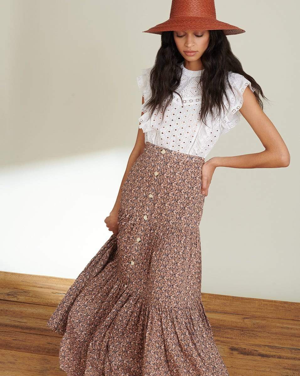 VERONICA BEARD-Sundace Maxi Skirt-