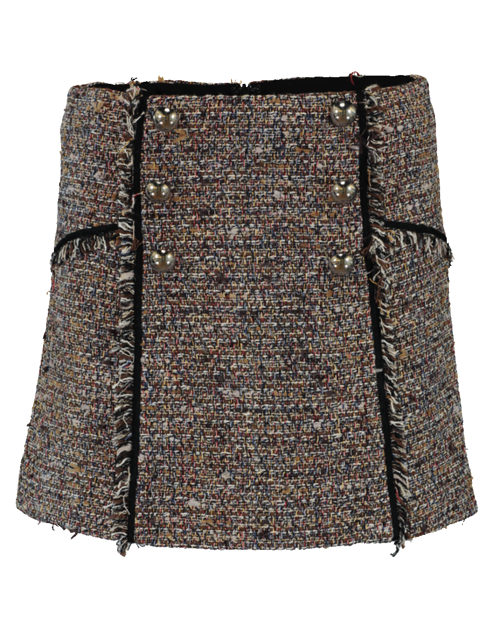 VERONICA BEARD-Starck Tweed Skirt-