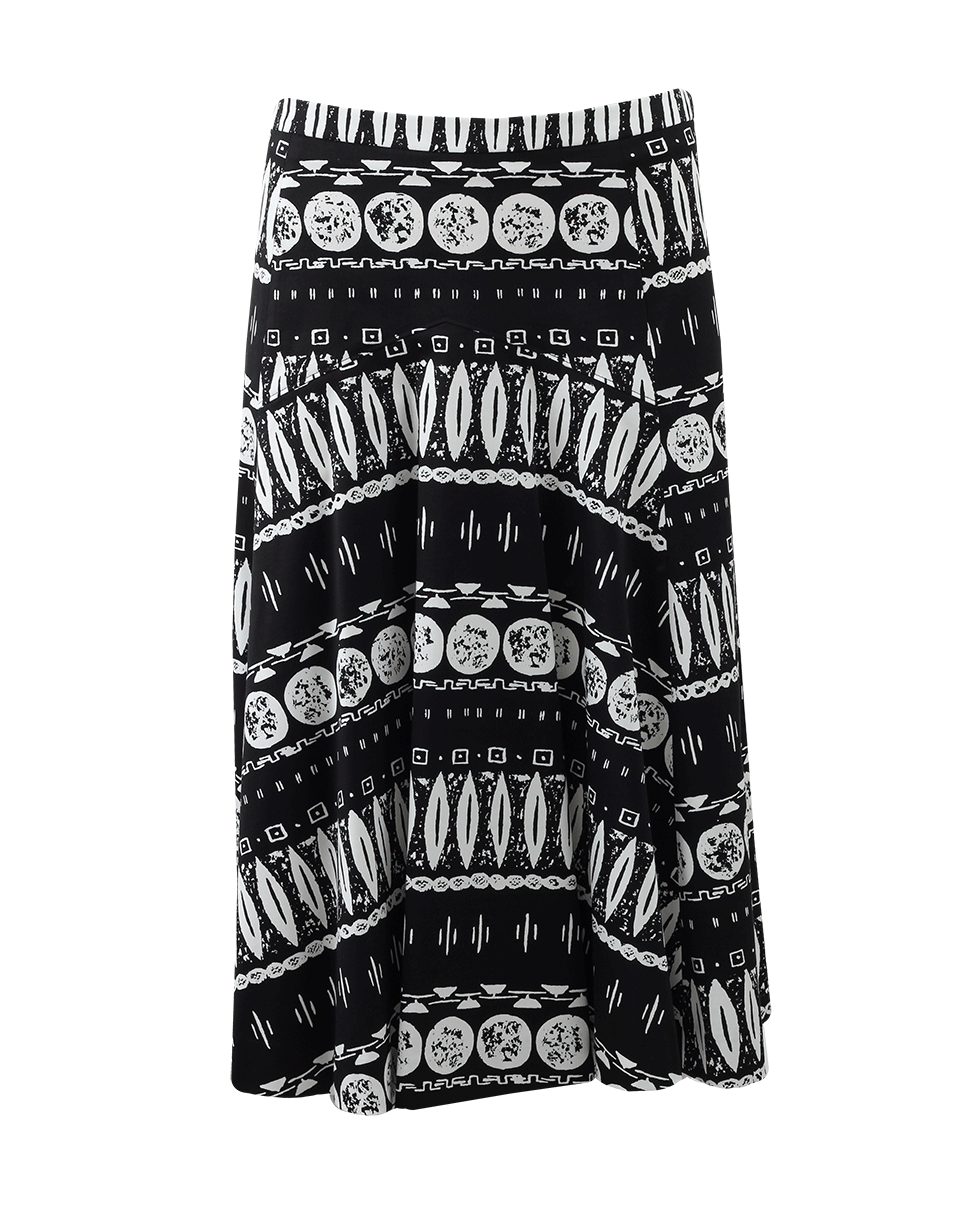 VERONICA BEARD-Woodblock Print Skirt-