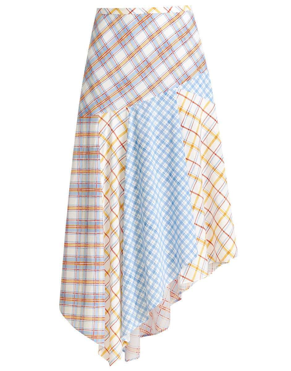 VERONICA BEARD-Stellon Mixed-Media Skirt-