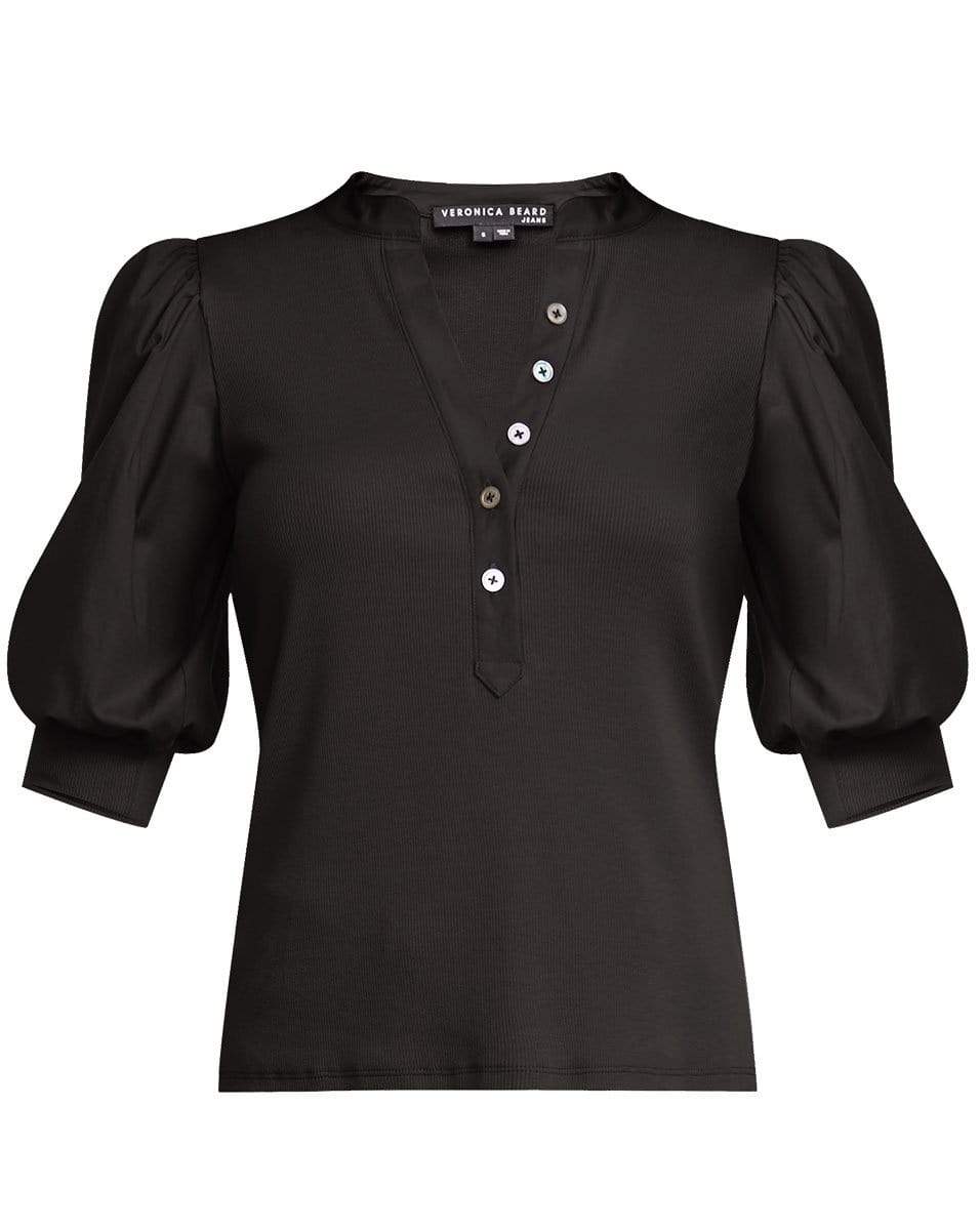 VERONICA BEARD-Coralee Top - Black-