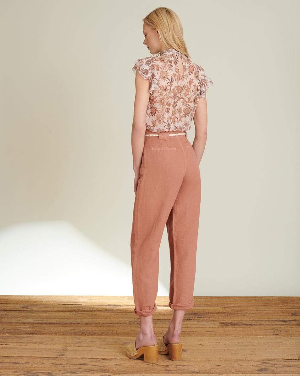 VERONICA BEARD-Luciana Floral-Print Top-
