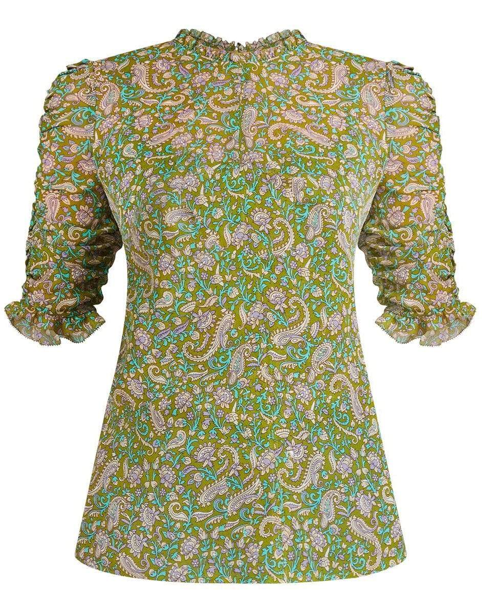 VERONICA BEARD-Natuka Paisley Blouse-