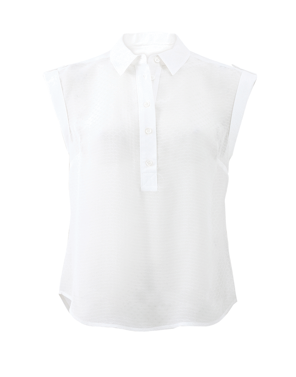 VERONICA BEARD-Lemon Rolled Sleeve Henley-