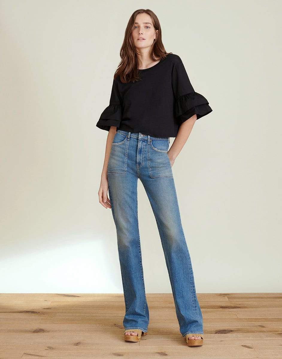 VERONICA BEARD-Black Rickie Top-