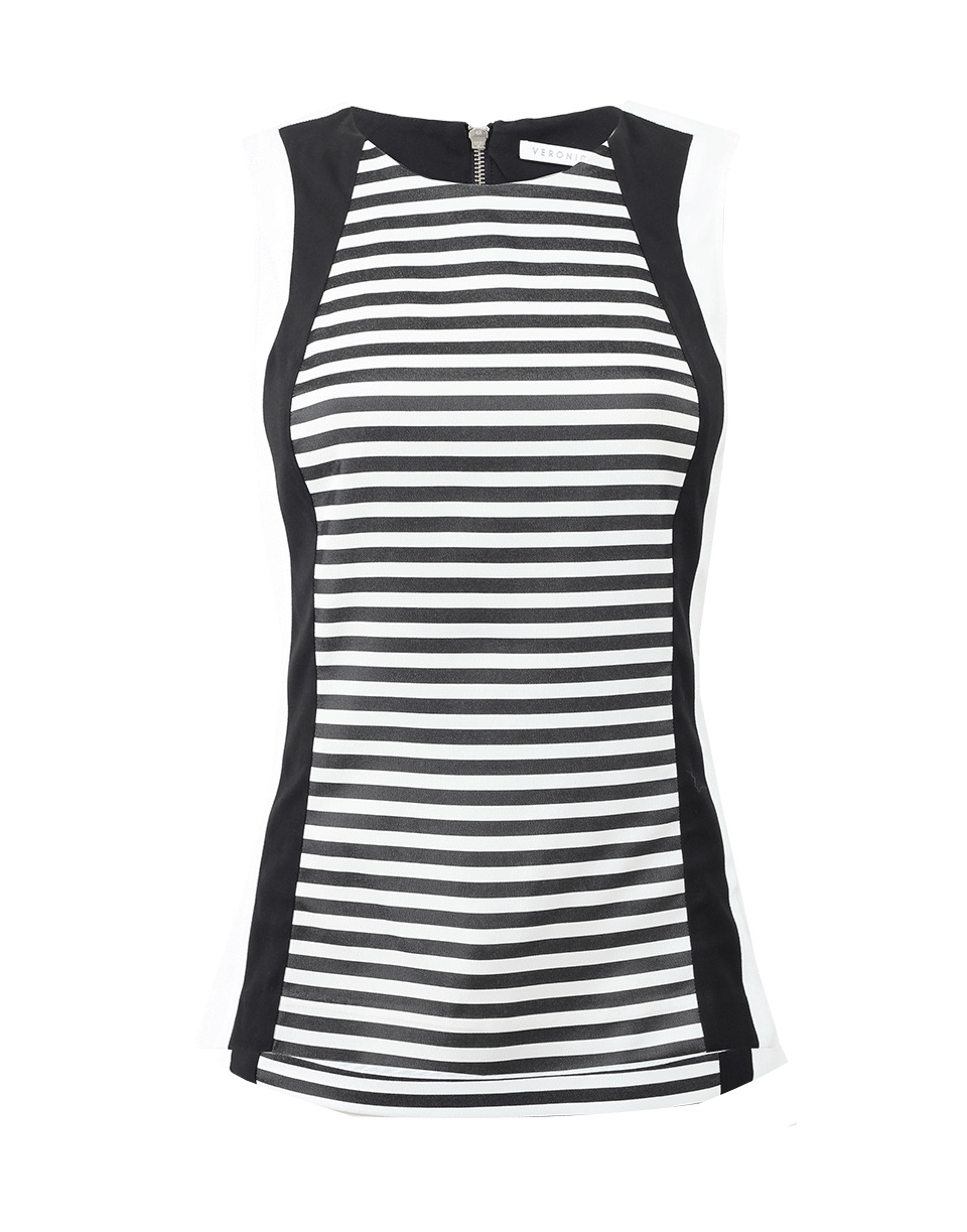 VERONICA BEARD-Stretch Striped Top-