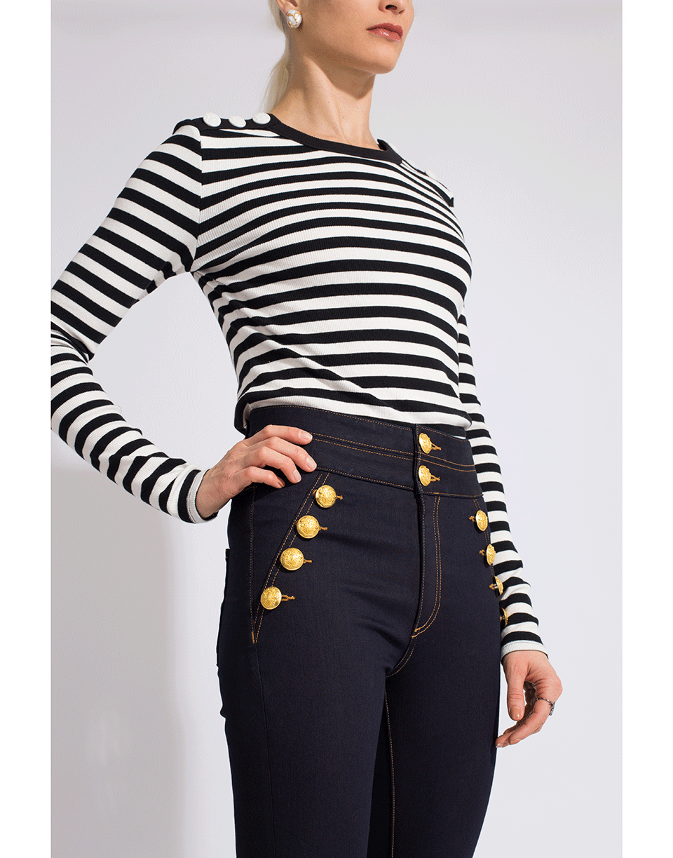 VERONICA BEARD-Mayer Striped Top-