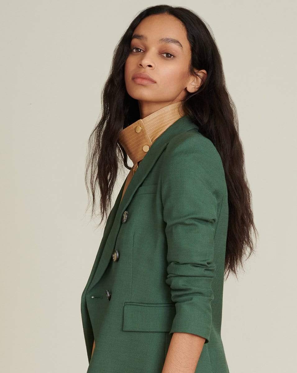 VERONICA BEARD-Moto Leather Dickey - Khaki-KHAKI