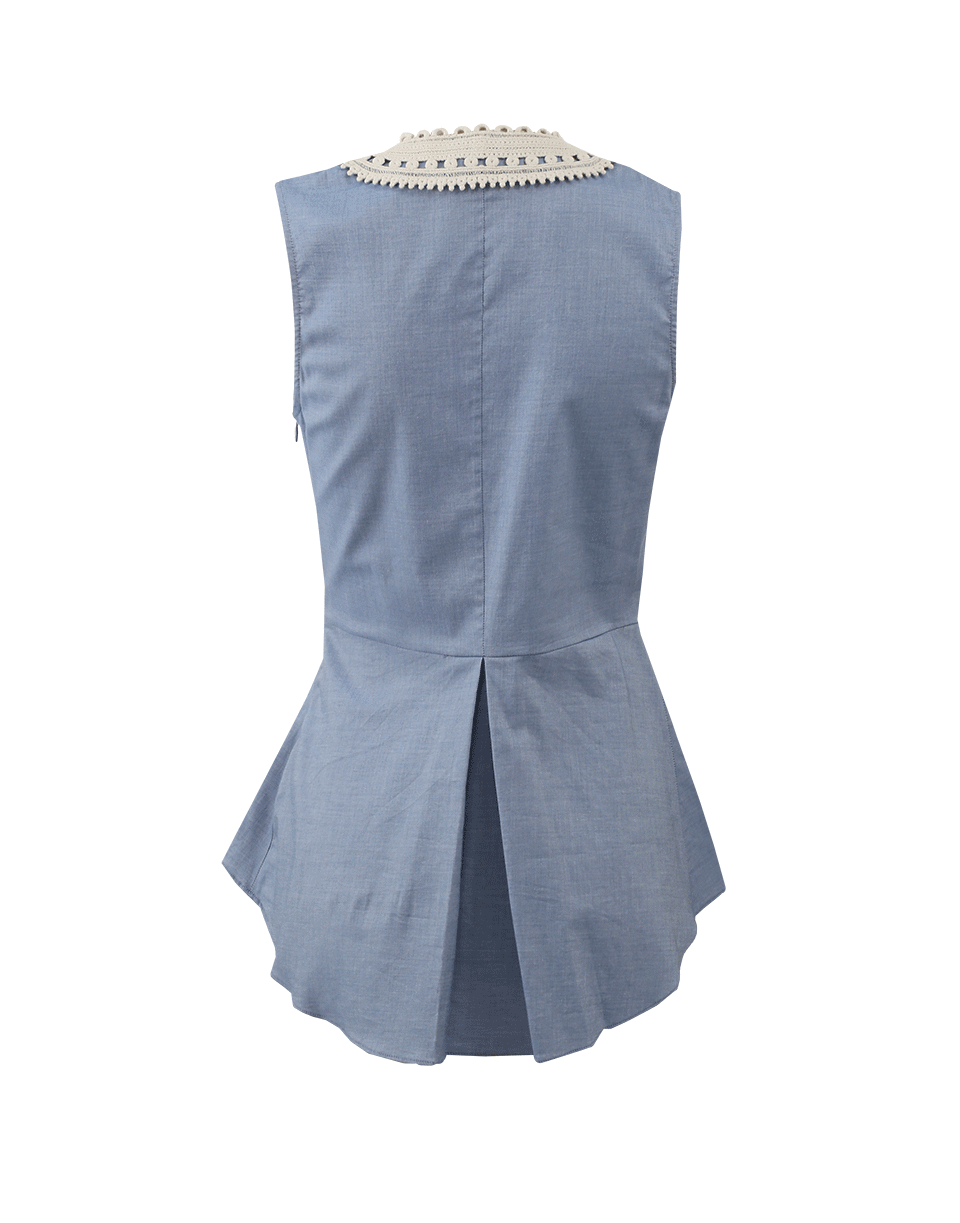 VERONICA BEARD-Casia Peplum Top-