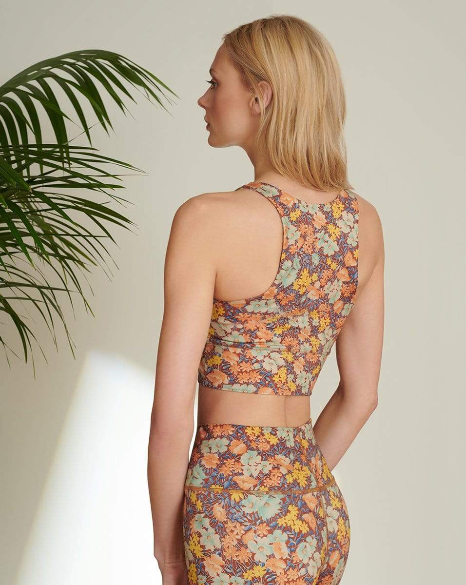 VERONICA BEARD-Malea Floral Sport Bra-