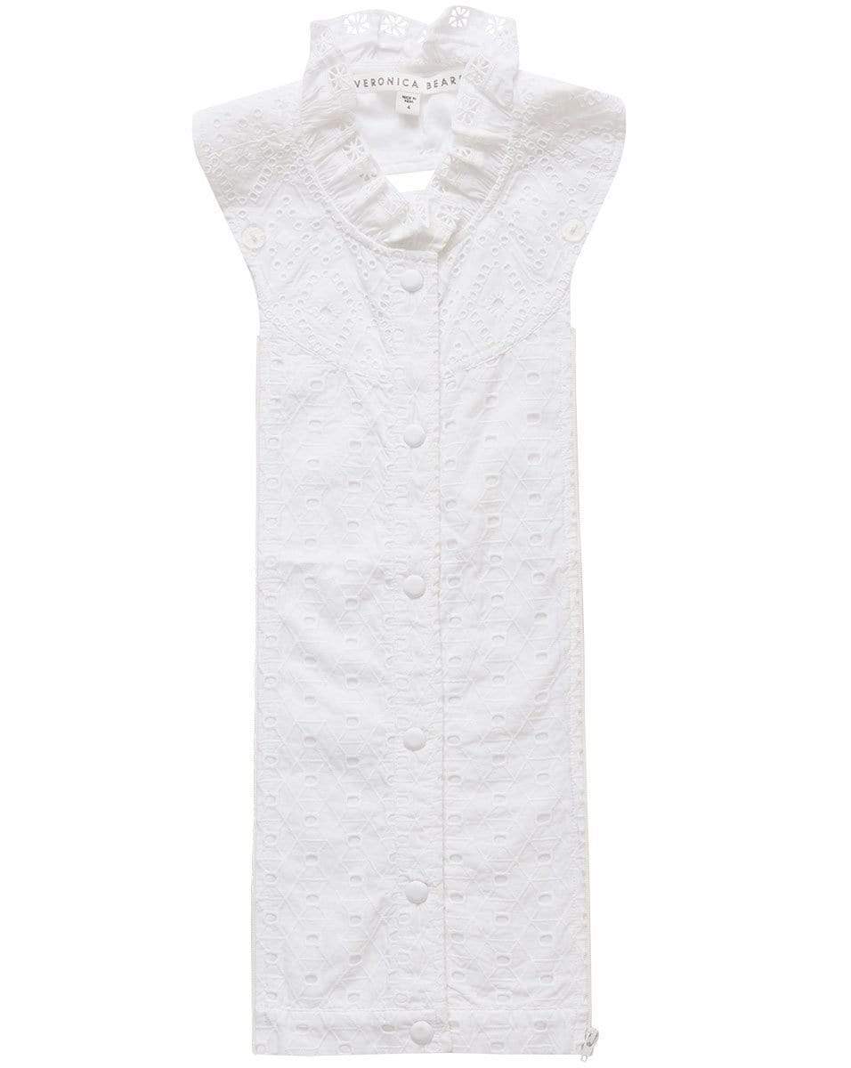 VERONICA BEARD-Violaine Eyelet Dickey - White-WHITE