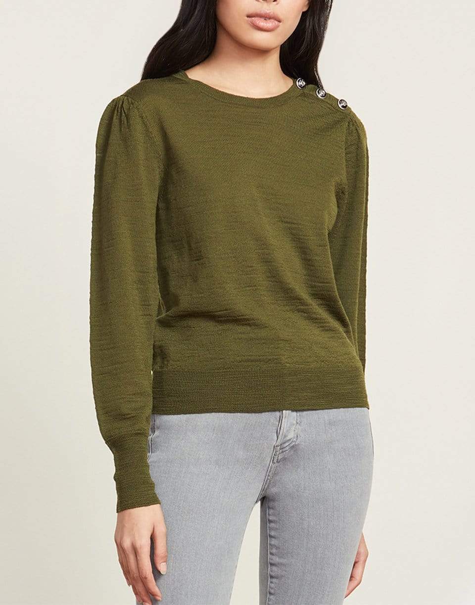 VERONICA BEARD-Grayden Pullover - Army-