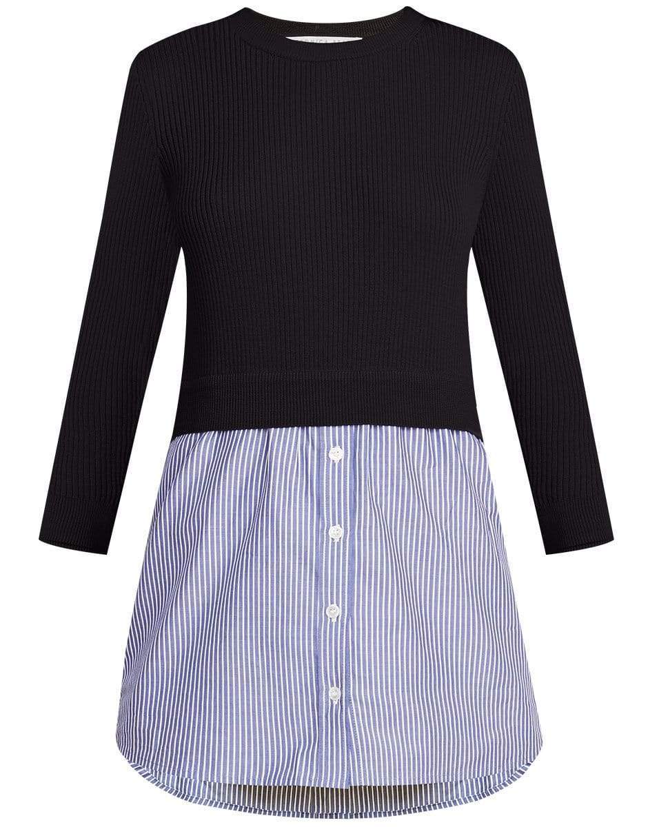 VERONICA BEARD-Rocha Mixed Media Pullover-