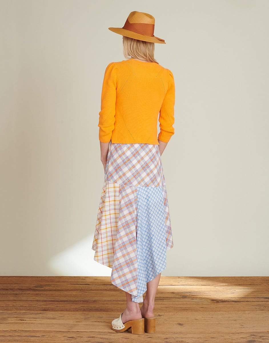 VERONICA BEARD-Darja Tangerine Pullover-