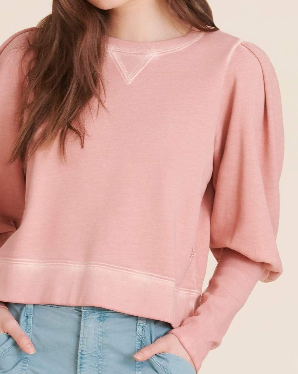 VERONICA BEARD-Analeigh Sweatshirt - Rosewood-