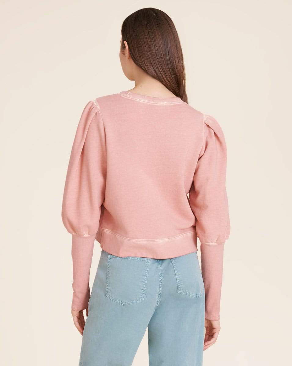 VERONICA BEARD-Analeigh Sweatshirt - Rosewood-