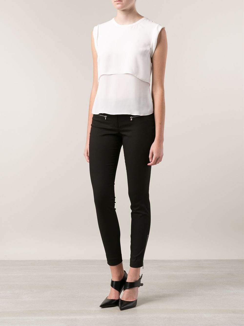 VERONICA BEARD-Double Layer Muscle Tee-