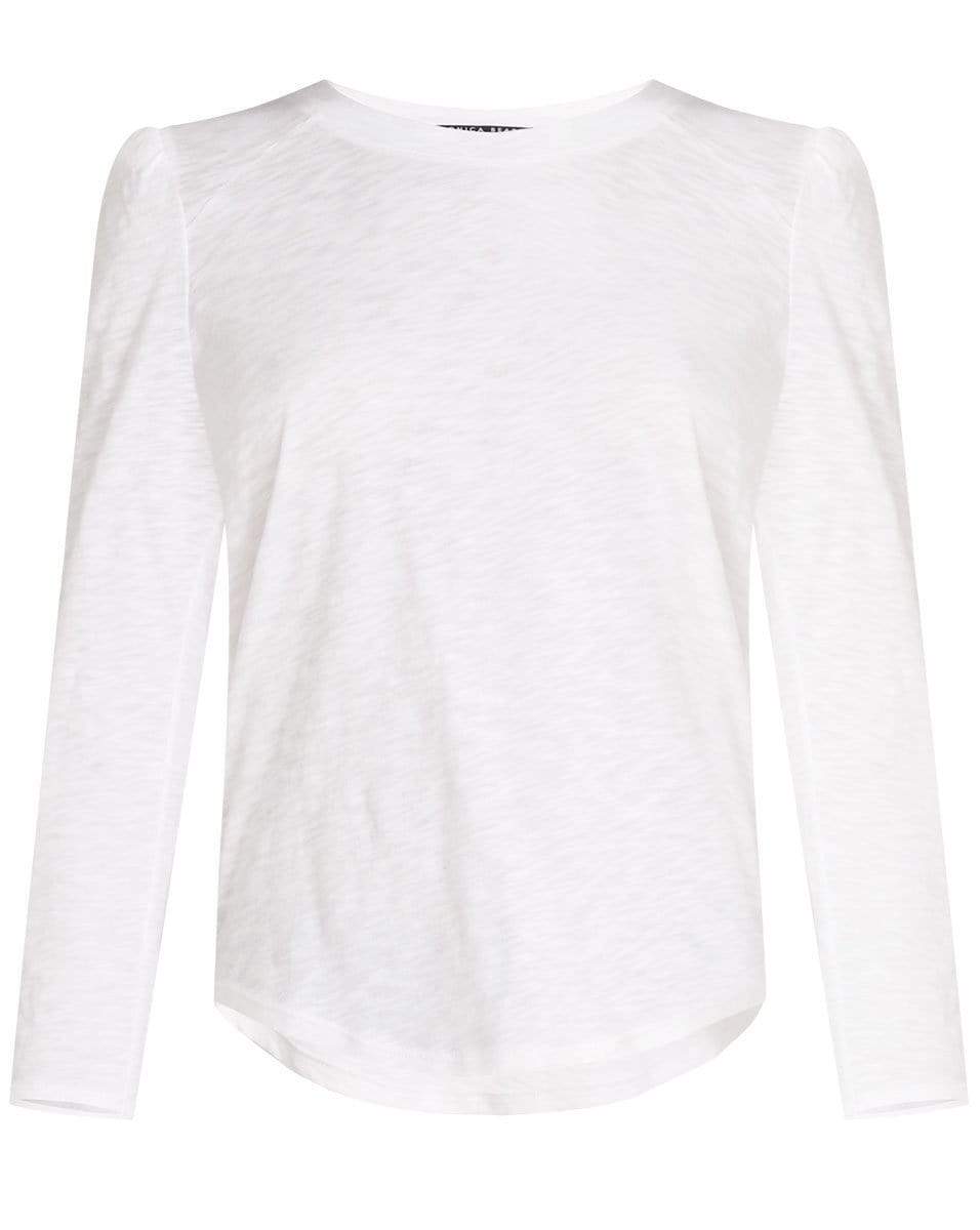 VERONICA BEARD-White Mason Baseball Tee-
