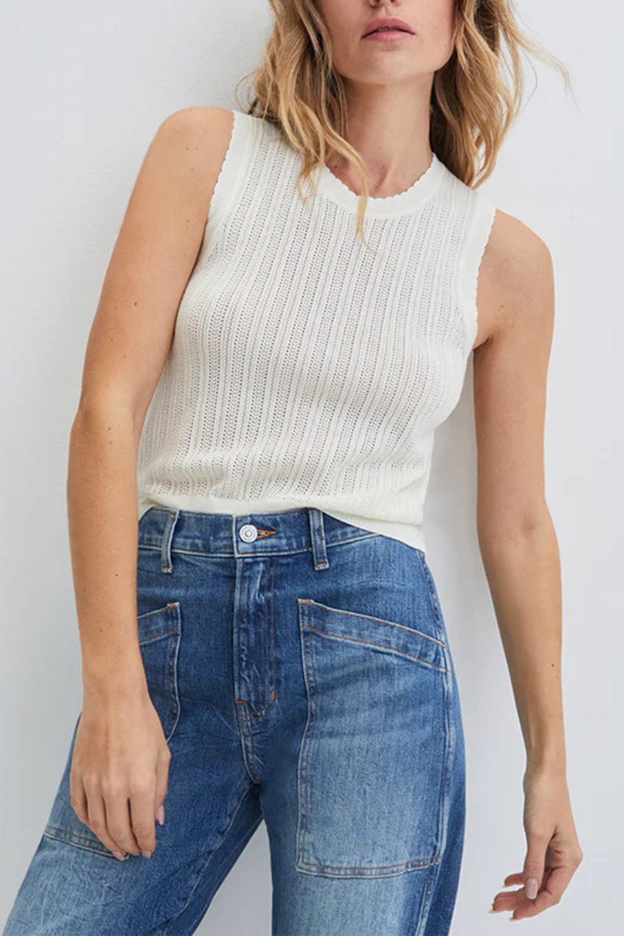 VERONICA BEARD-Heti Knit Tank-