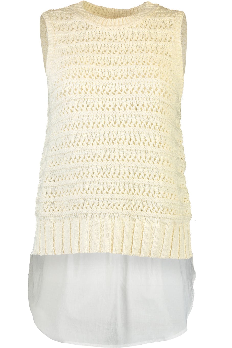 VERONICA BEARD-Sade Mixed Media Tank-