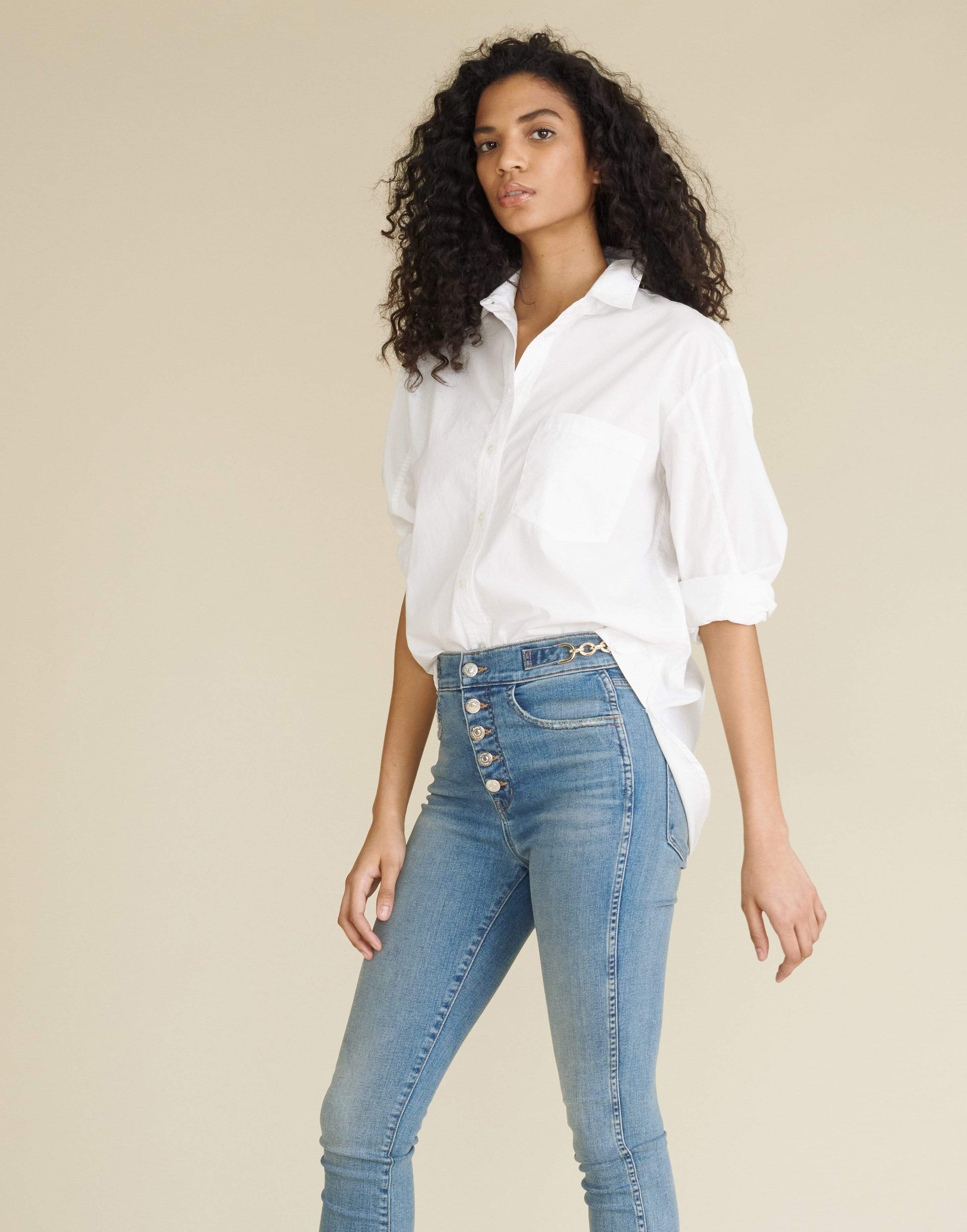 VERONICA BEARD-Keiko Button-Down Shirt-
