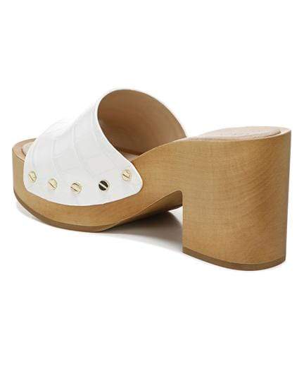 VERONICA BEARD-Hannalee Embossed Leather Clog Sandal-