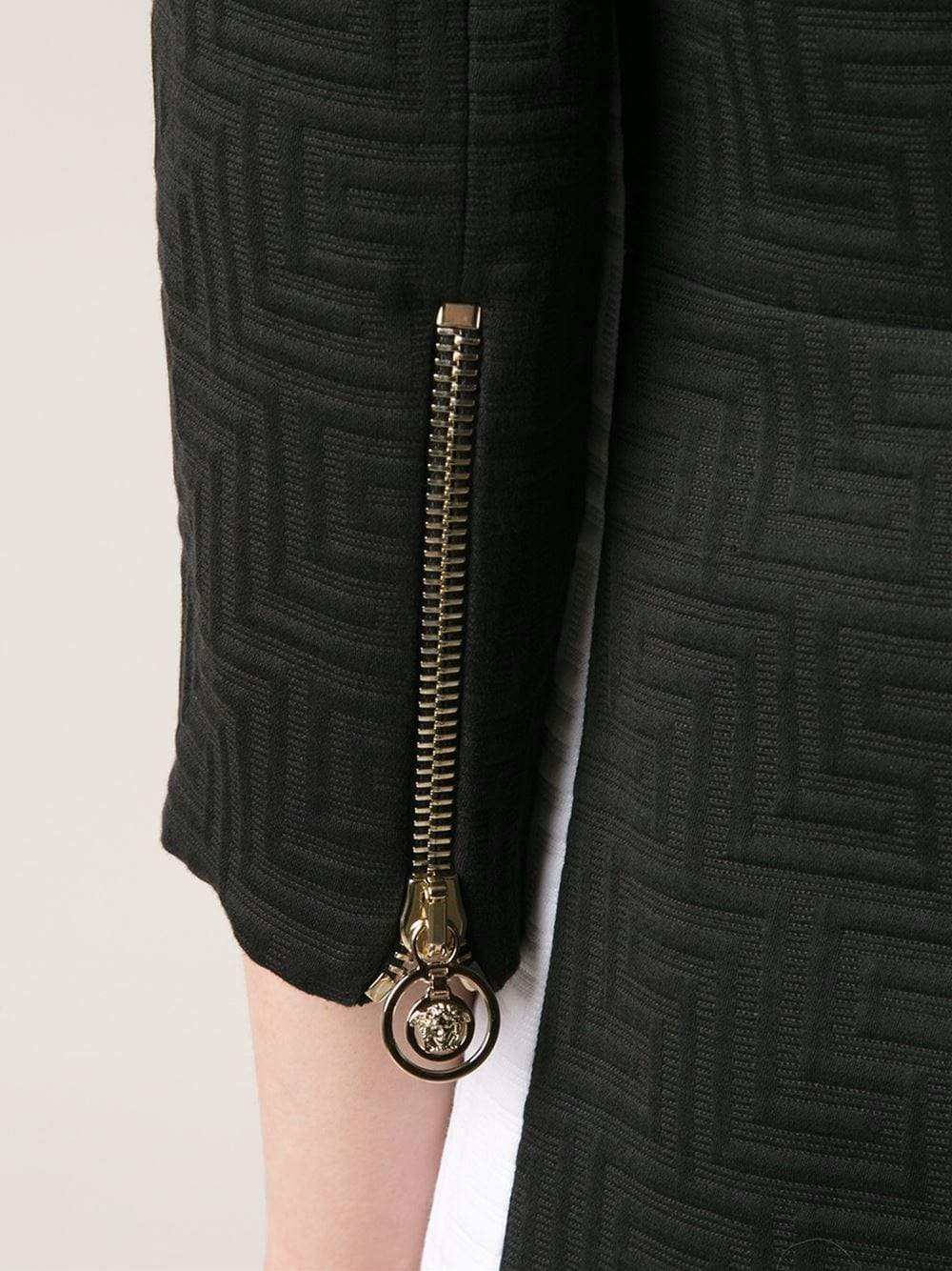 VERSACE-Colorblock Coat-