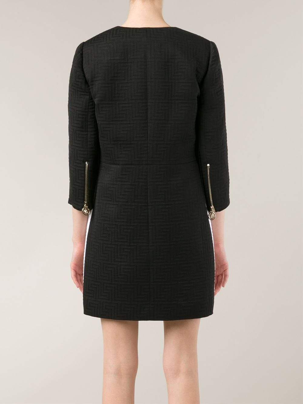 VERSACE-Colorblock Coat-
