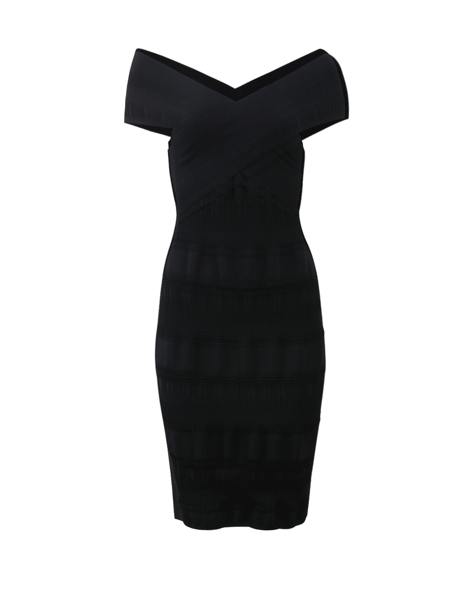 VERSACE-Off Shoulder Dress-