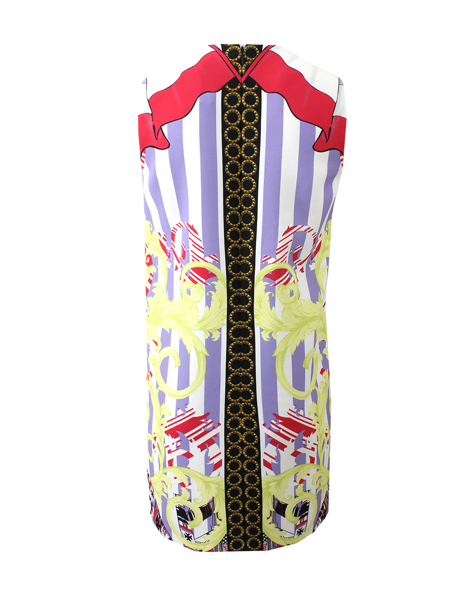 VERSACE-Mirage Print Sheath-