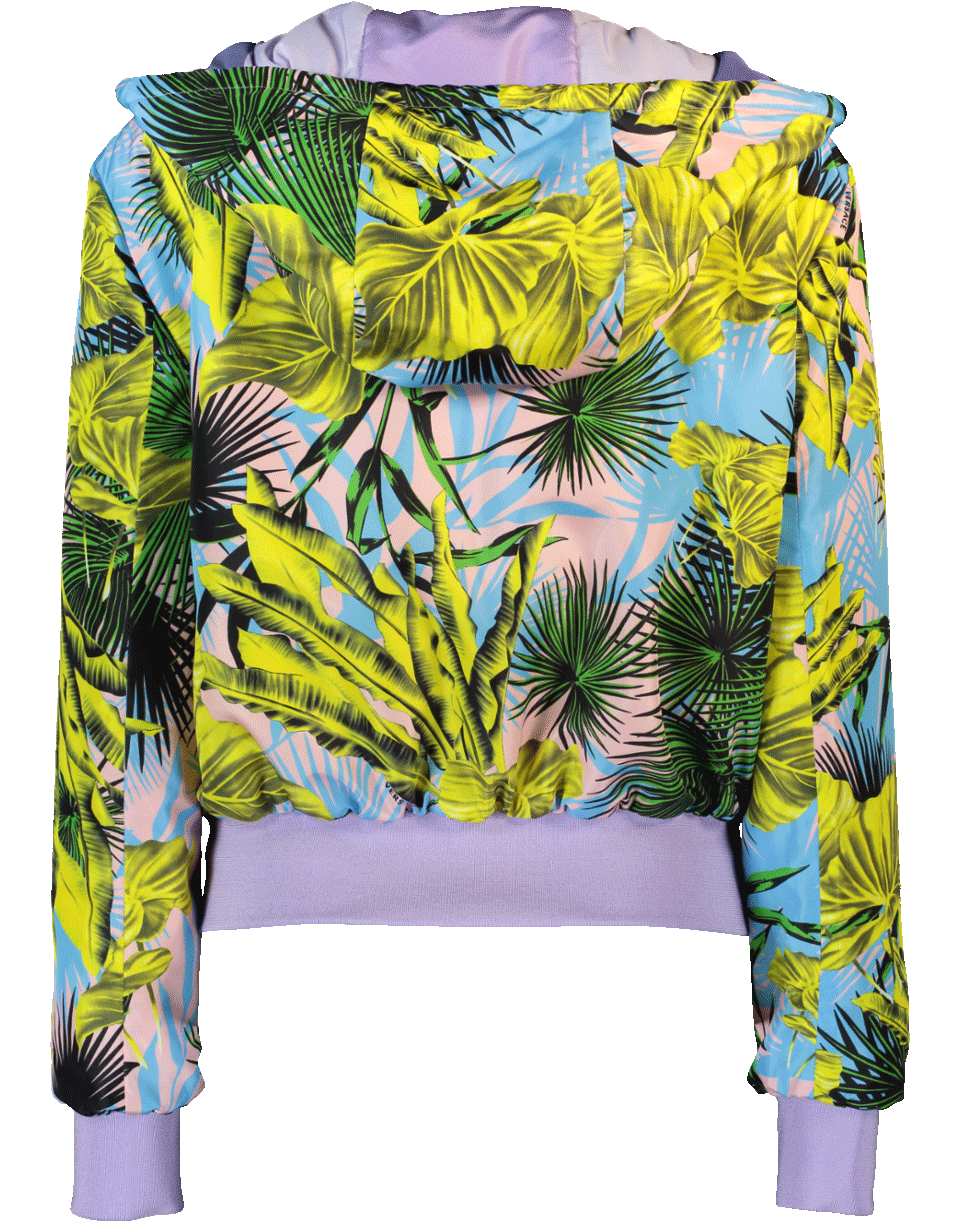 VERSACE-Reversible Hooded Bomber Jacket-